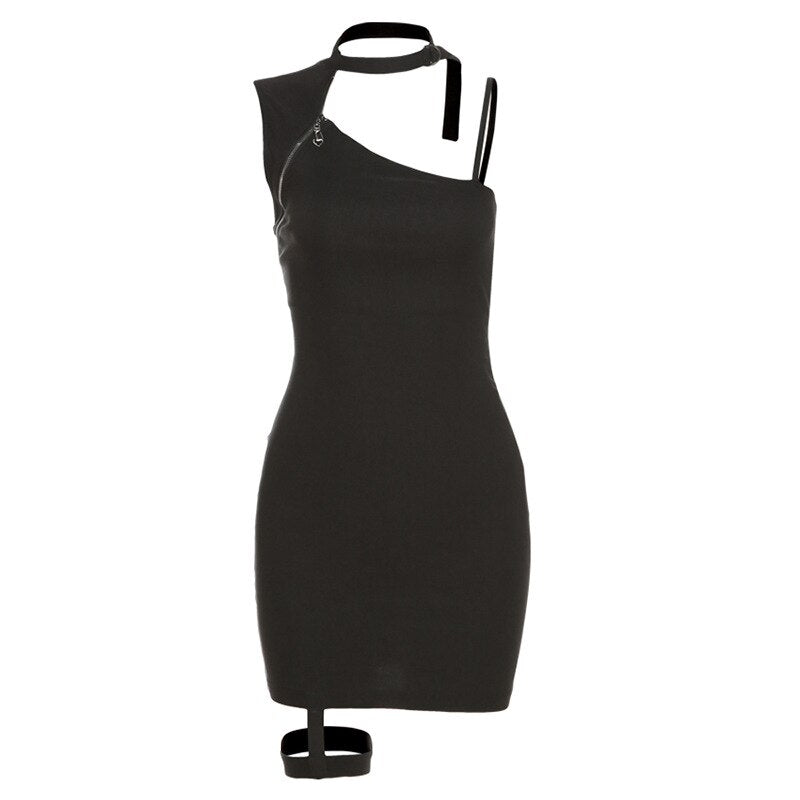 Midnight Caution To The Wind Mini Dress