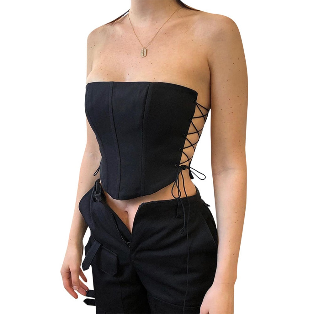 Victoria Corset Crop Top